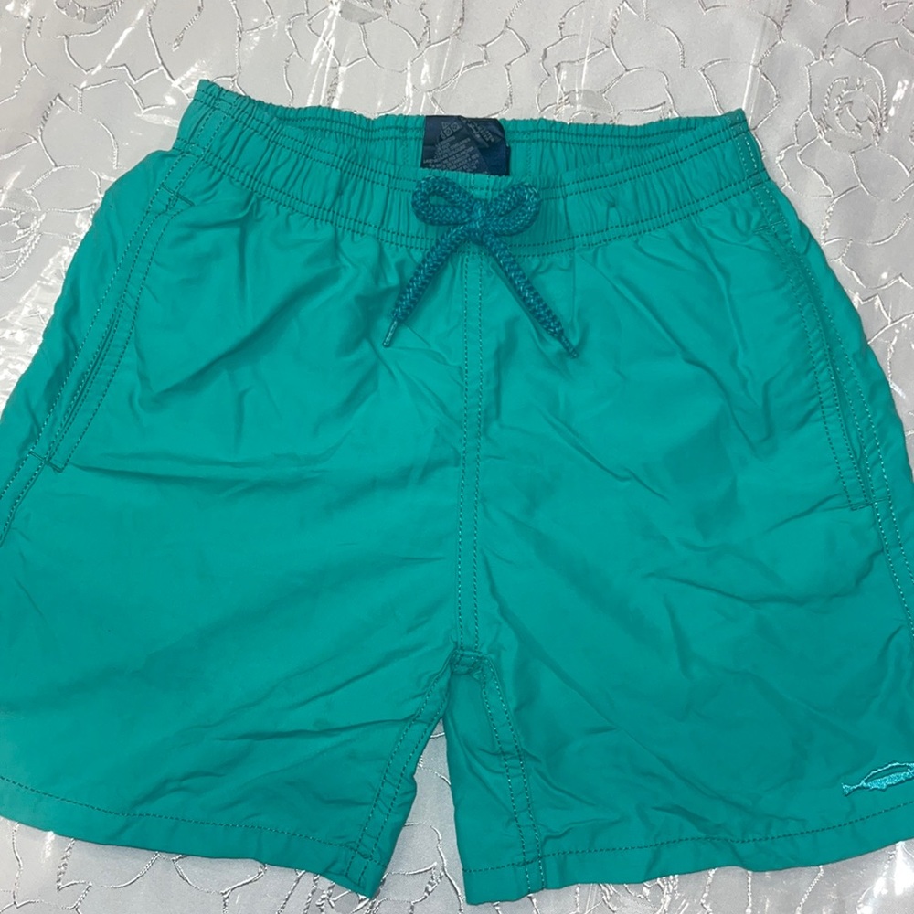 Worn once adorable green Vilebrequin boys bathing suit size 10